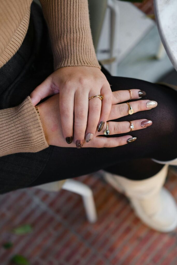 brown nails ideas 2026 close up editorial nail aesthetic