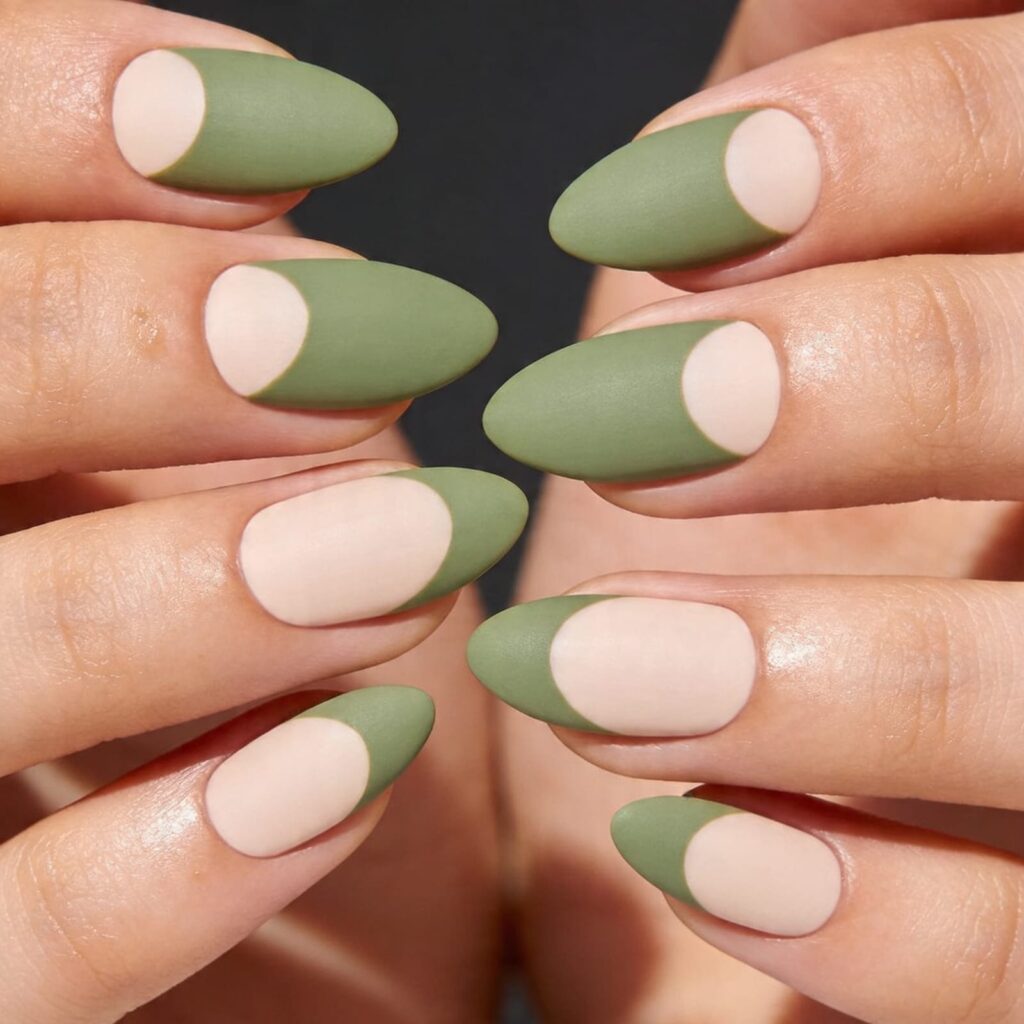 negative space half moon nail art spring 2026 geometric minimal design