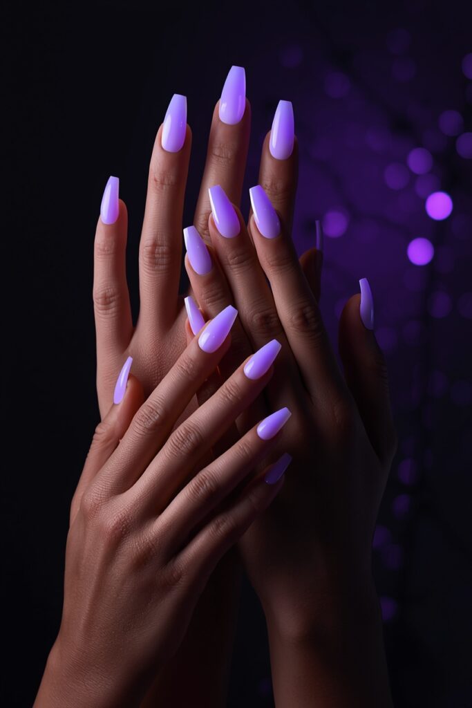 pastel nail ideas 2026 aura glow nails