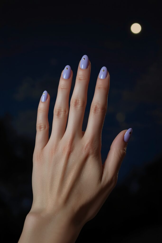 pastel nail ideas 2026 star celestial nails