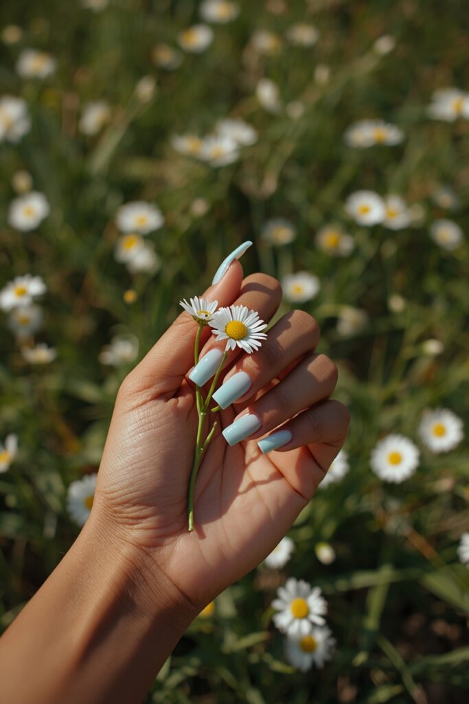 pastel nail ideas 2026 daisy nail art