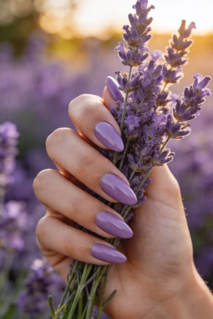 pastel nail ideas 2026 lavender nails