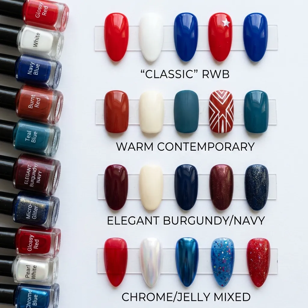  Best red white and blue nail color combinations for patriotic manicure 2026