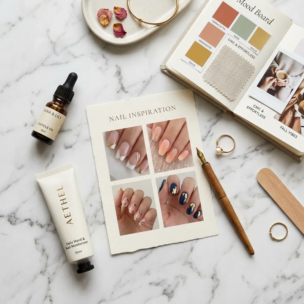 Vacation nail prep 2026 reference photos cuticle oil salon appointment tips