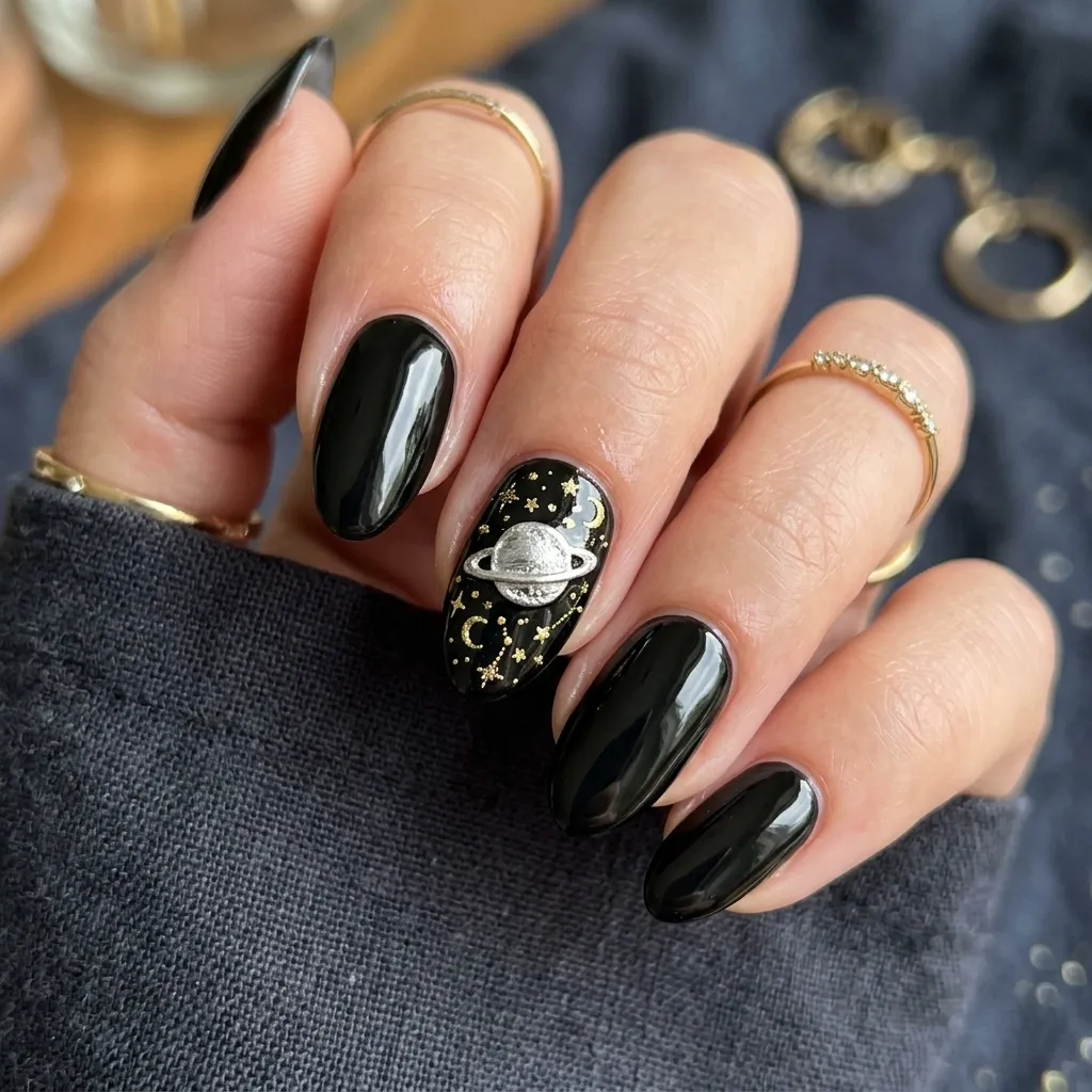 gemini nails 2026 mercury planet accent silver