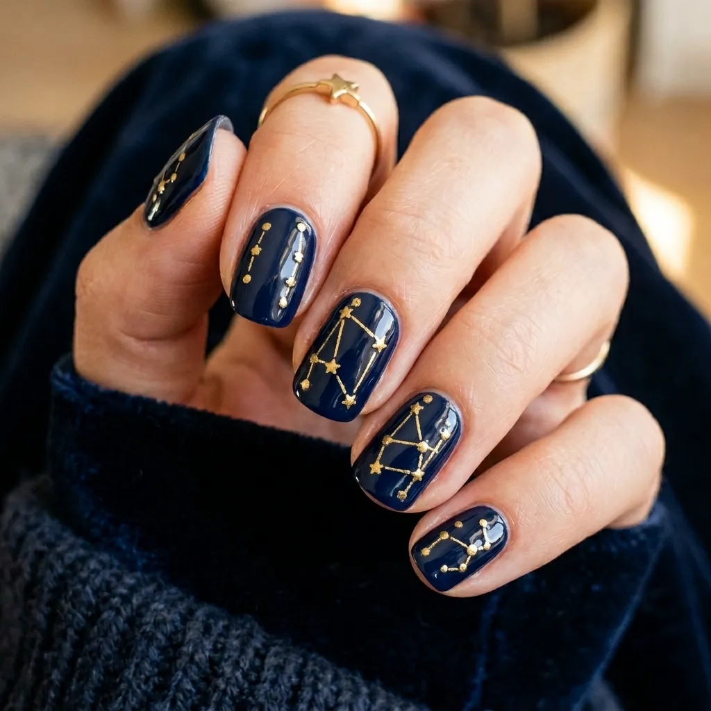 zodiac nail art design june 2026