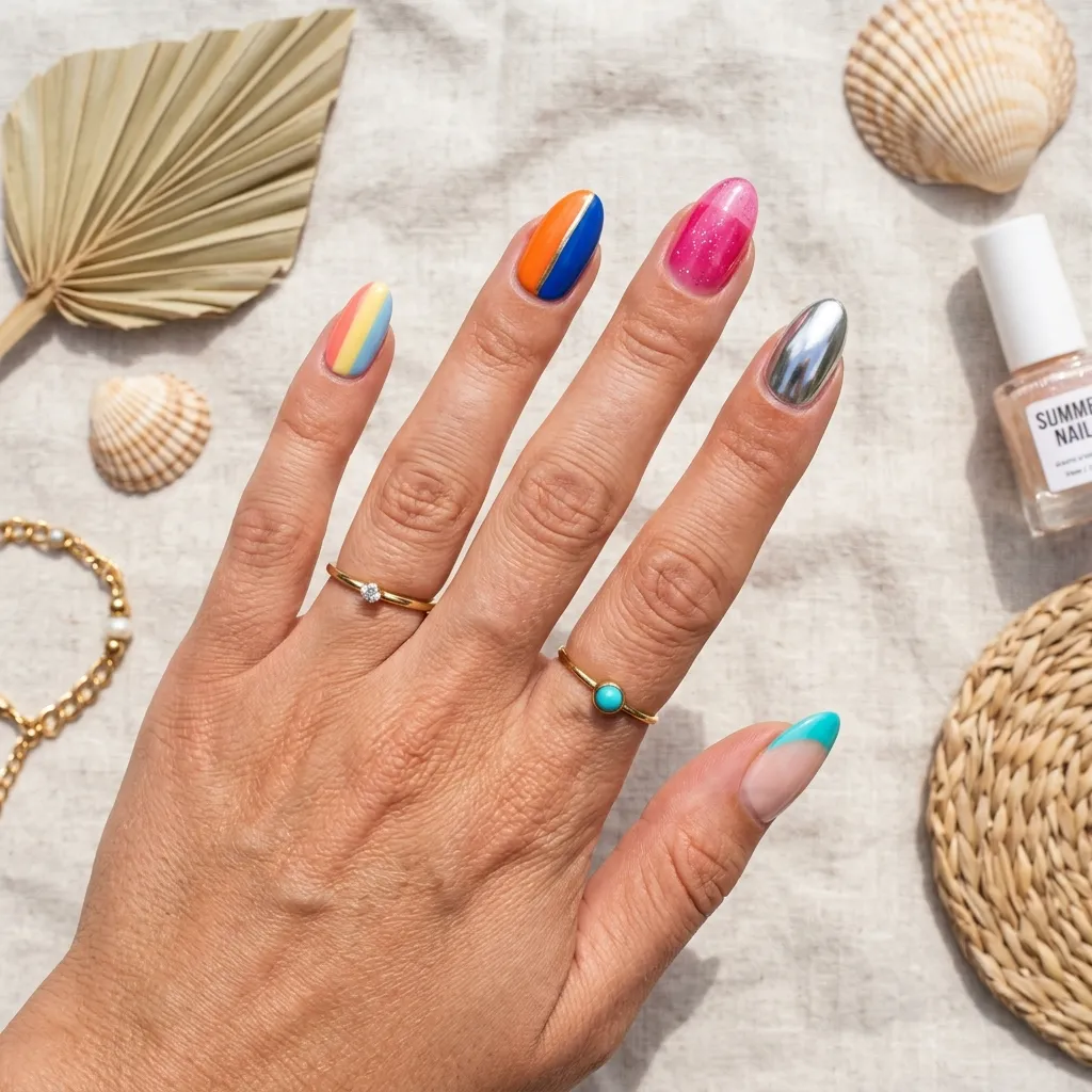 bold nail color design summer 2026