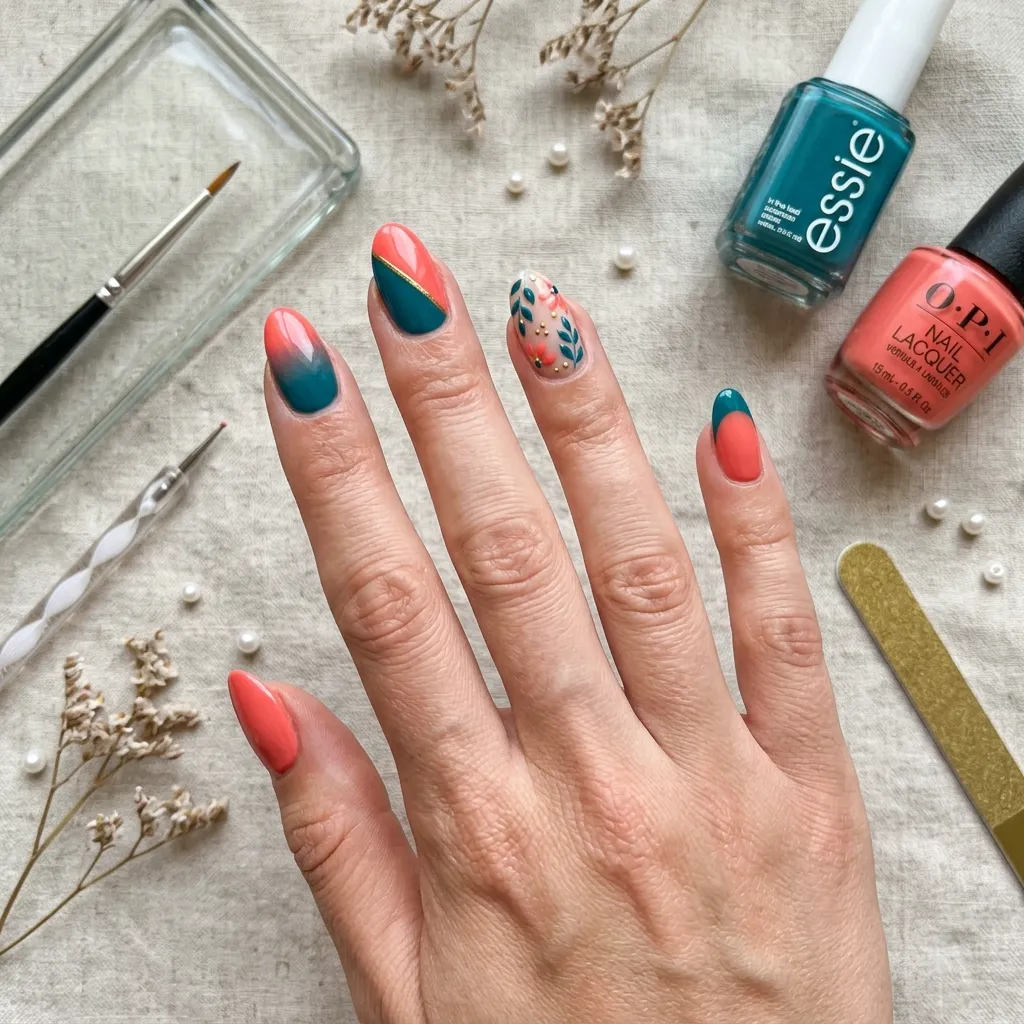 color combination nail design 2026