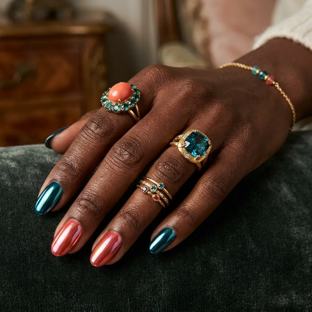 color combination nail design 2026