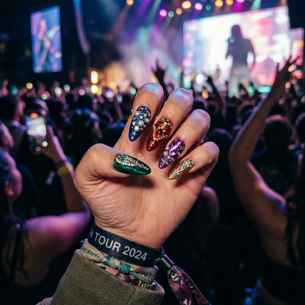celebrity aesthetic nail art 2026