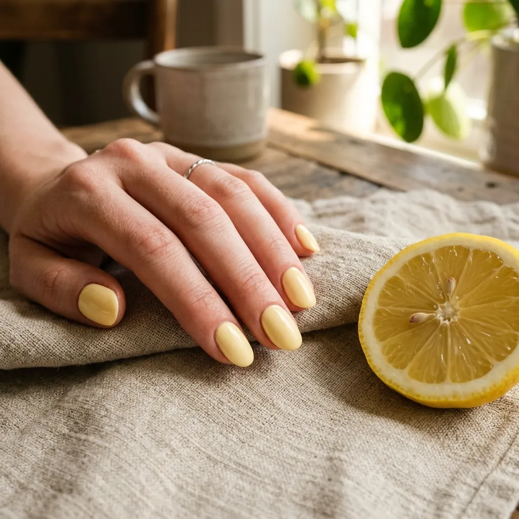 butter yellow beach nail color summer 2026