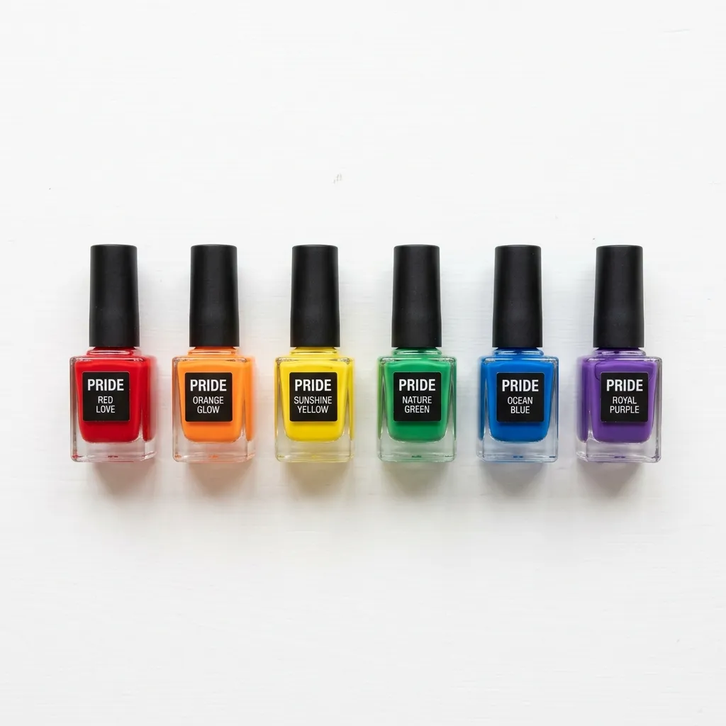 rainbow nail polish colors for pride nails 2026