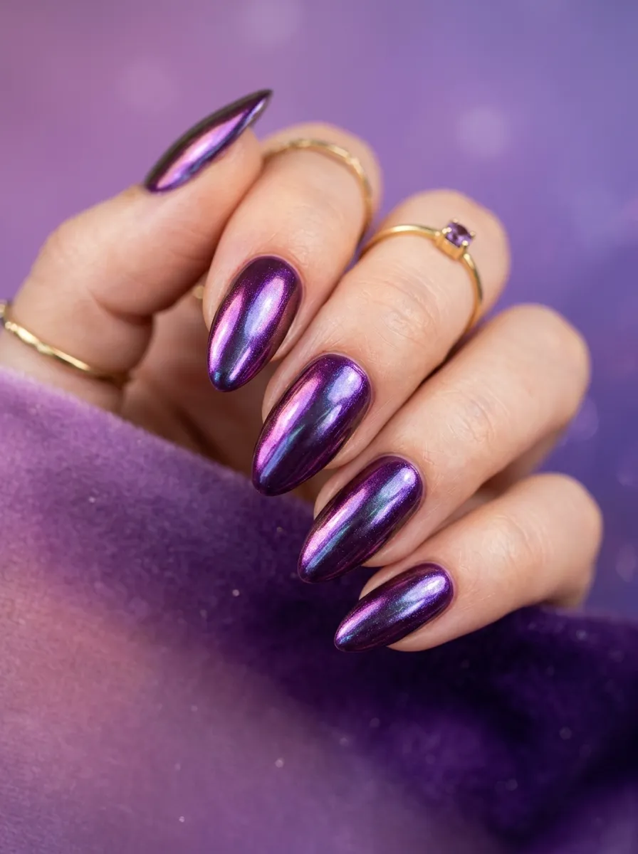 purple mermaid nails 2026