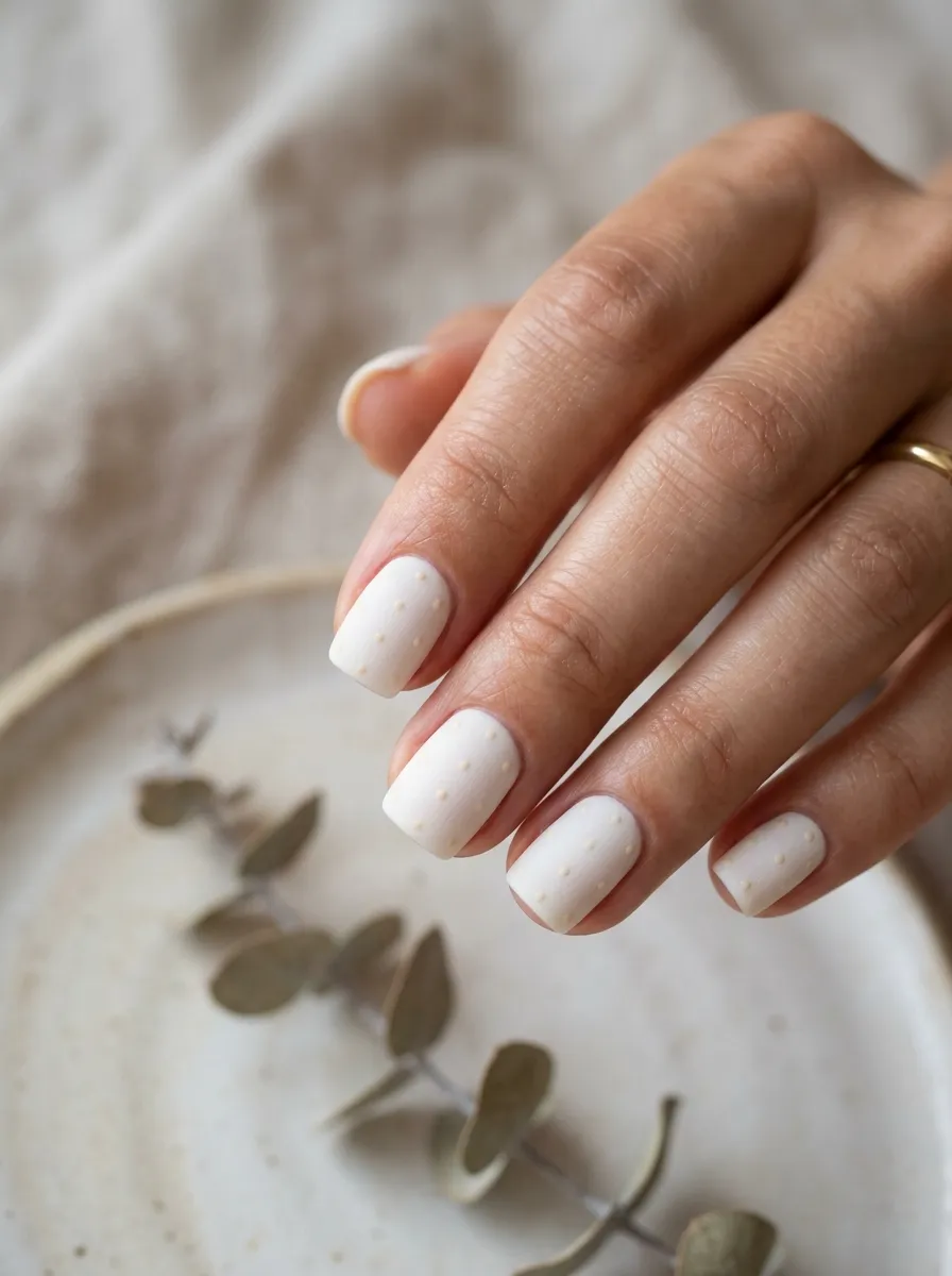 tonal polka dot nails 2026