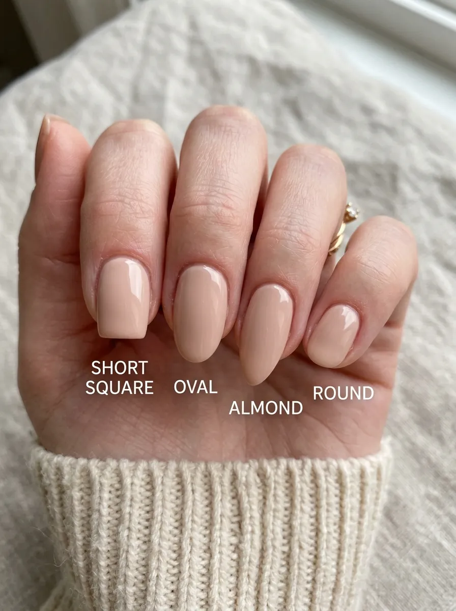 short square vs other nail shapes 2026