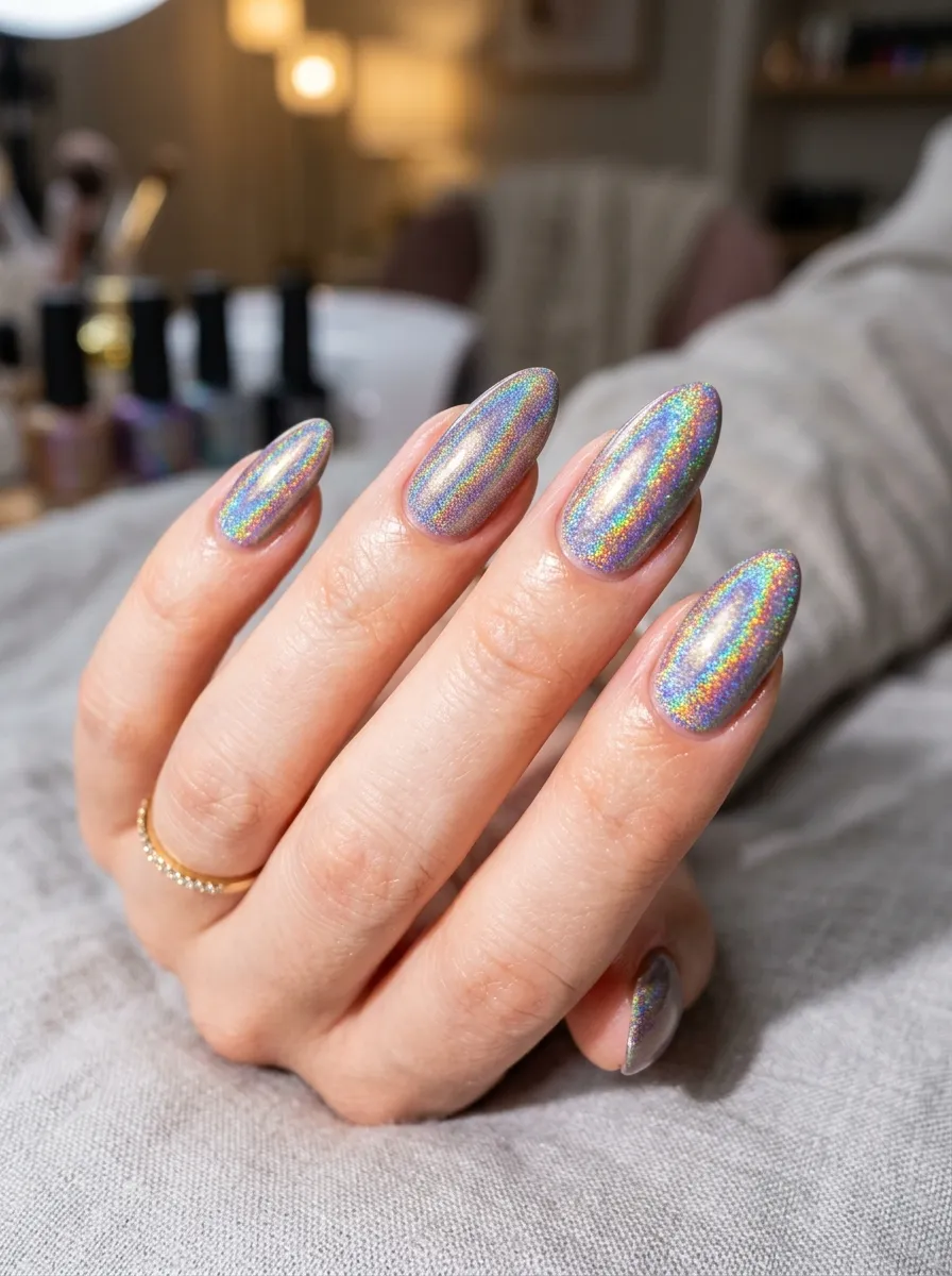 holographic mermaid nails 2026