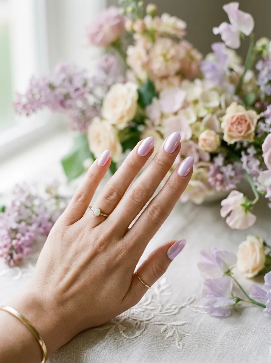 lavender pearl nails 2026
