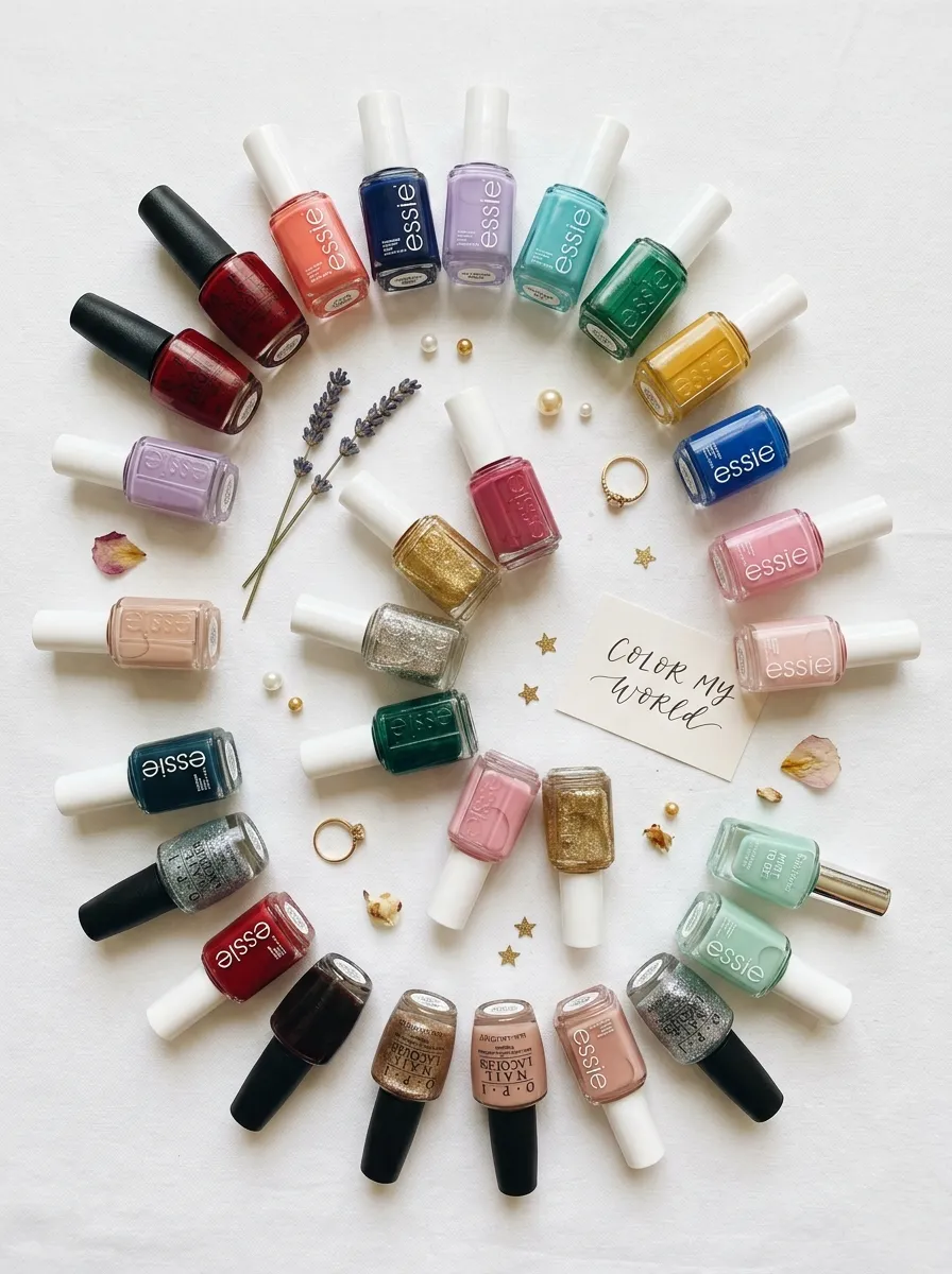 mismatched nail trend 2026 colors