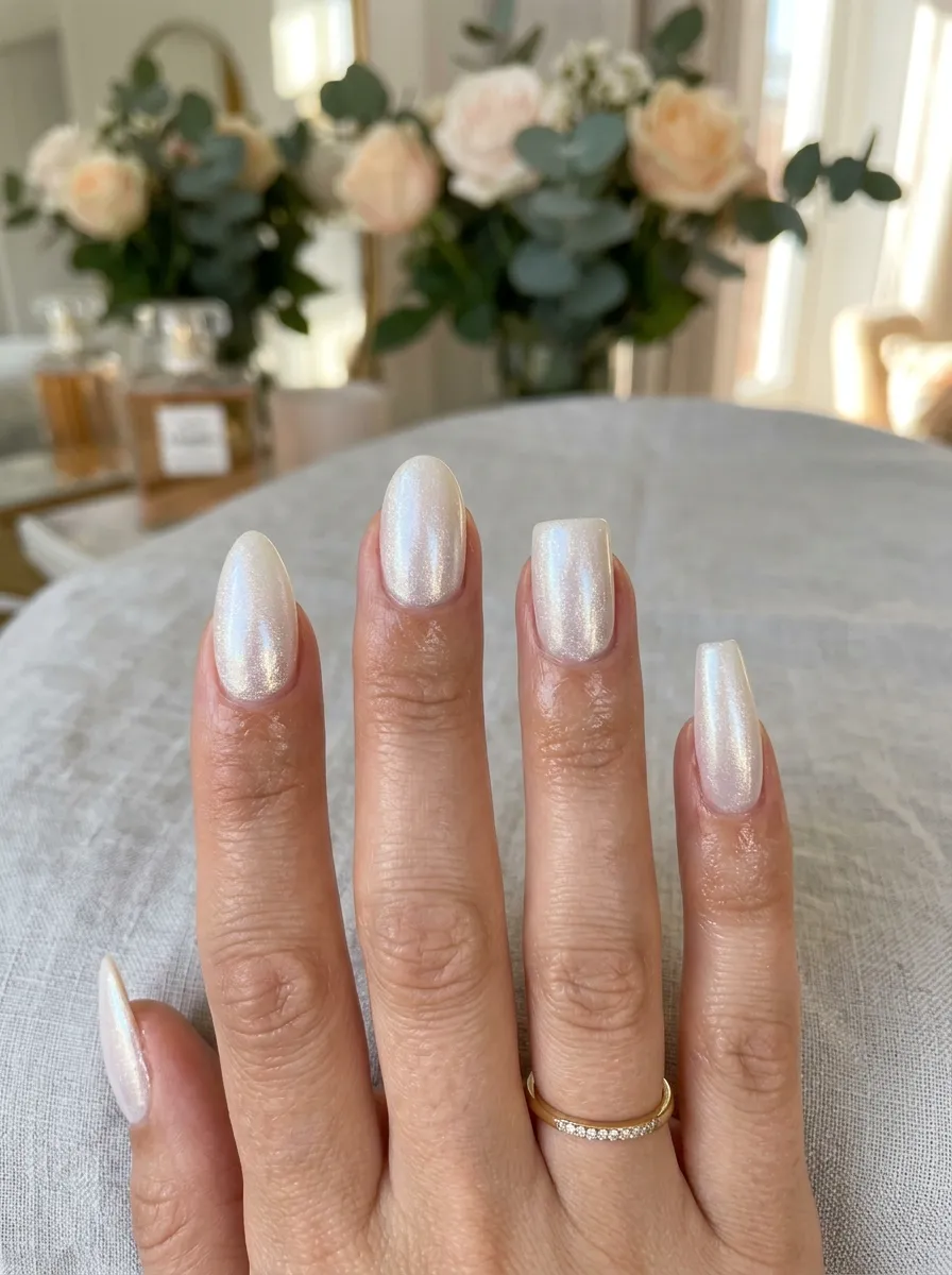pearl nails 2026 nail shapes