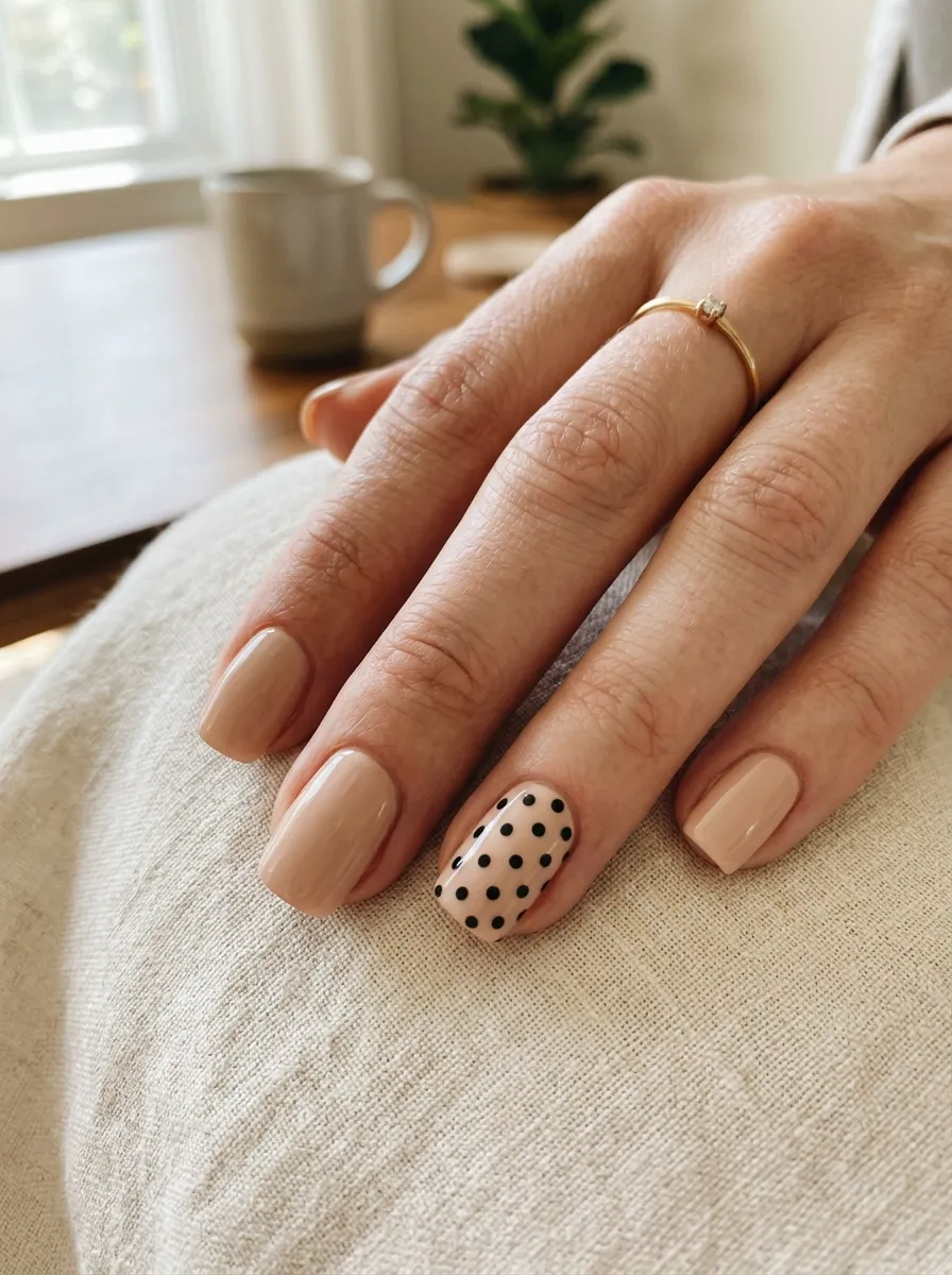 accent polka dot nails 2026