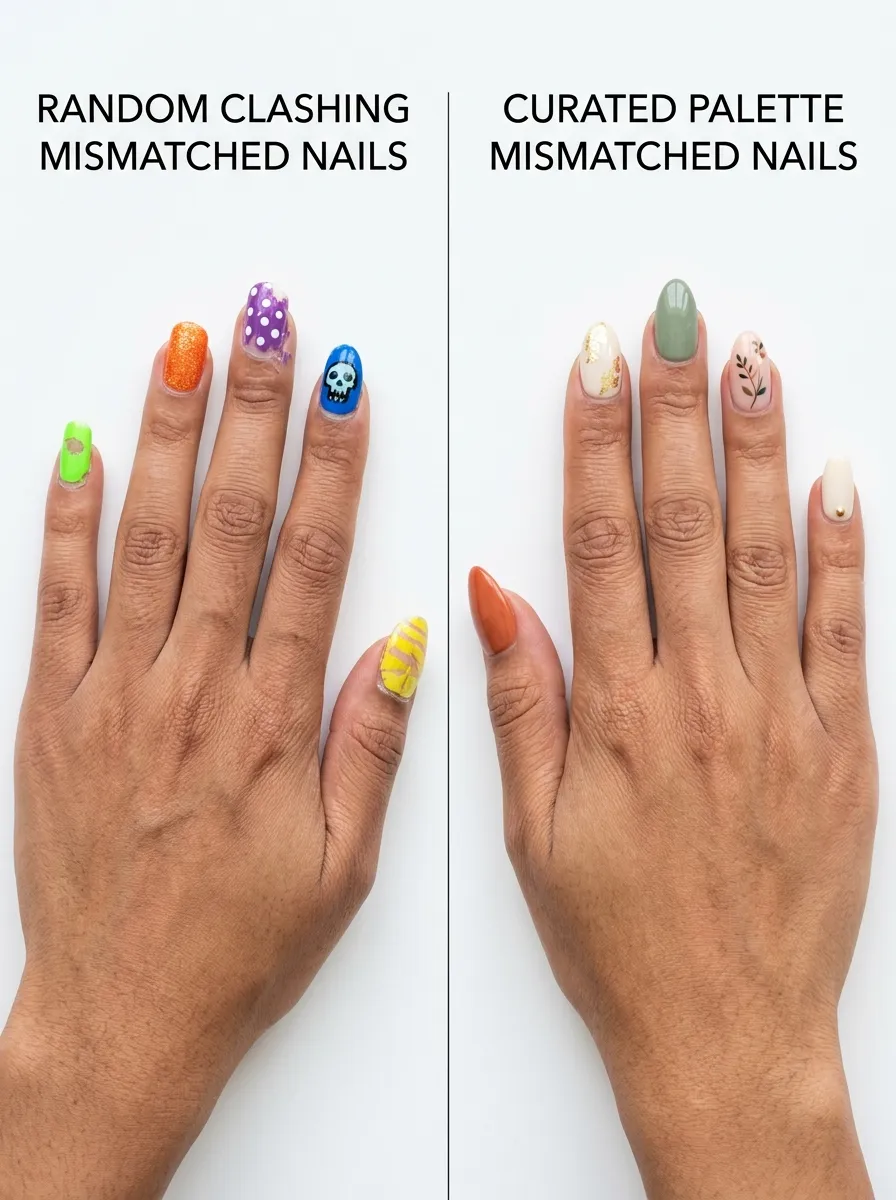 intentional mismatched nails 2026 guide