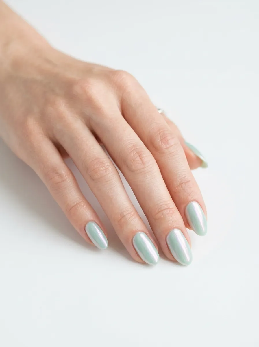 seafoam mermaid nails 2026