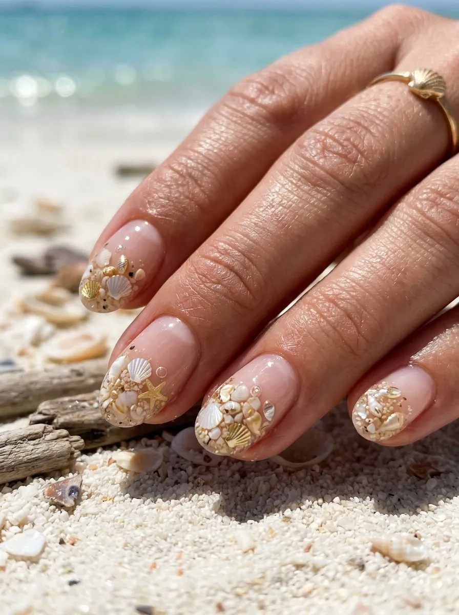 shell mermaid nails 2026