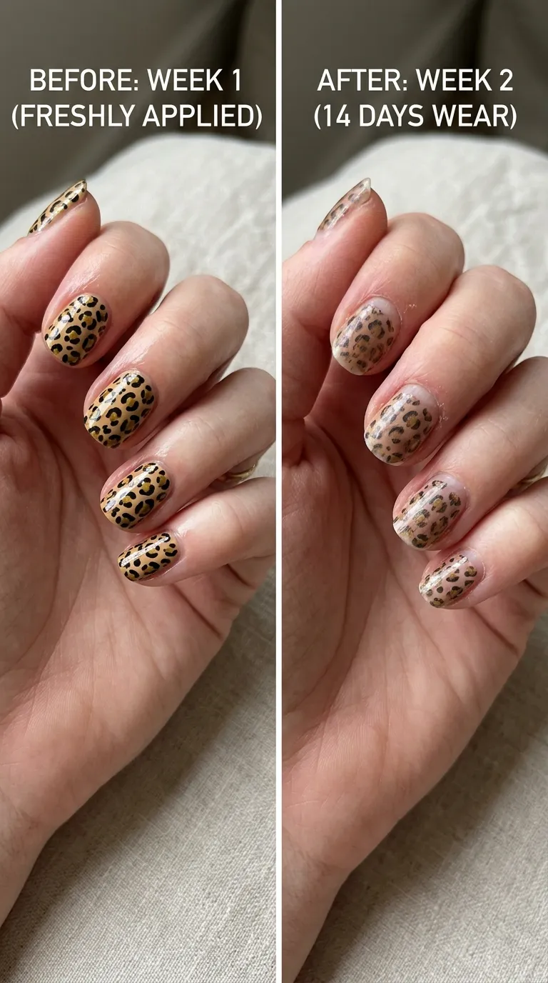 Animal print nails durability timeline