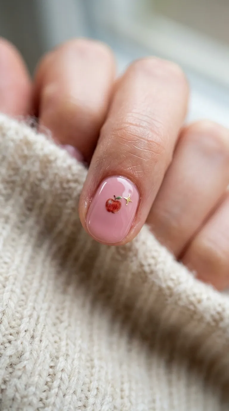 Sticker decal accent nail back to school