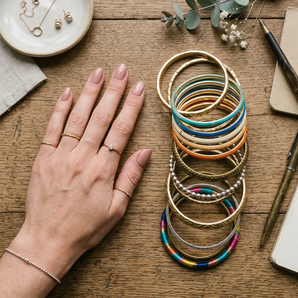 bangle nails festival trend 2026 bracelet inspired