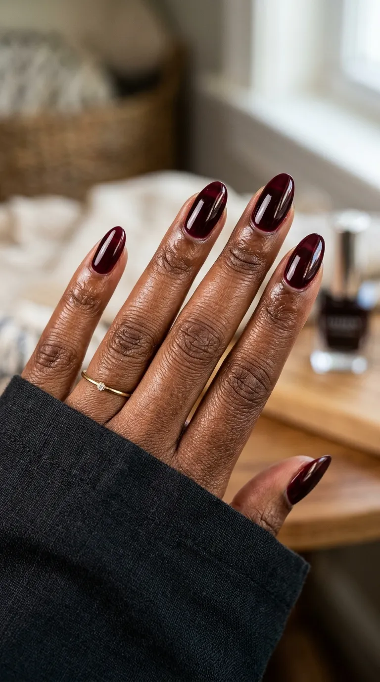 Black cherry jelly nails application technique comparison