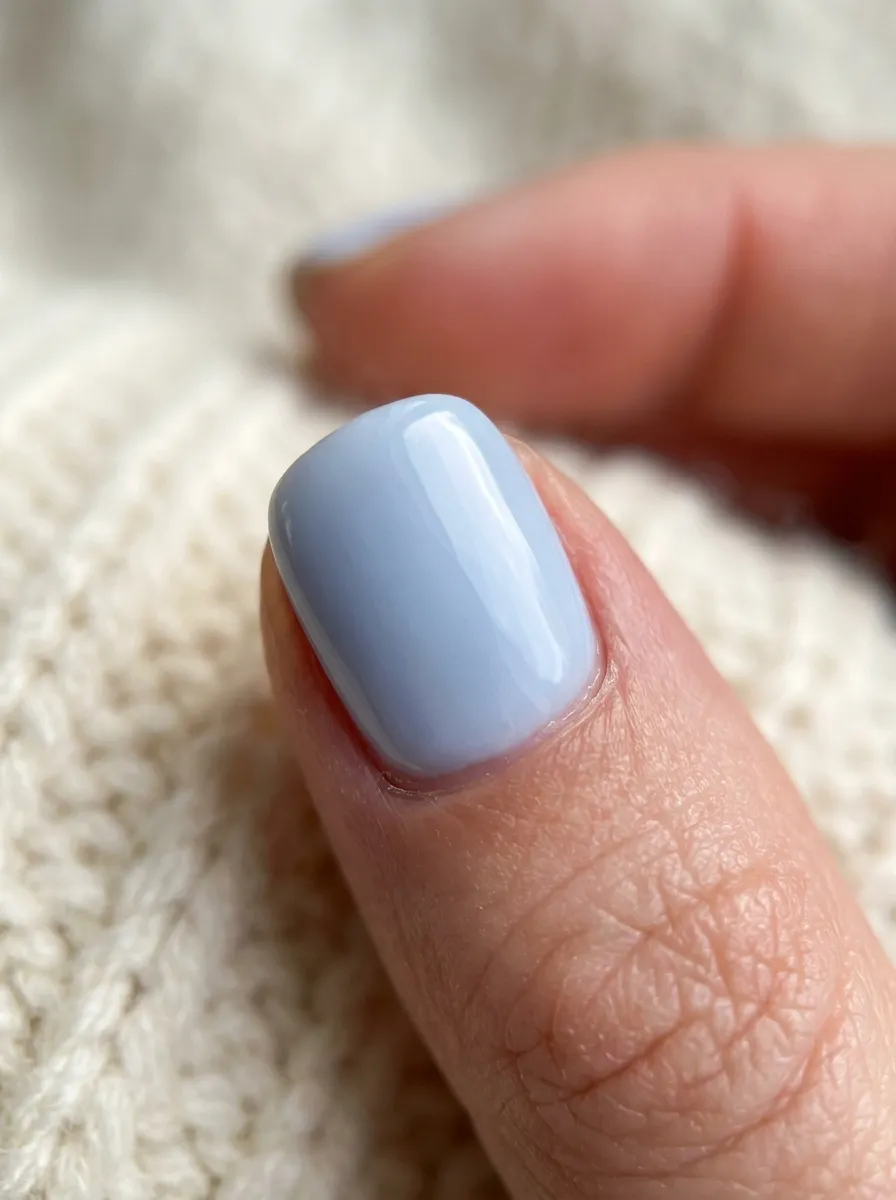 blueberry milk nails detail close-up