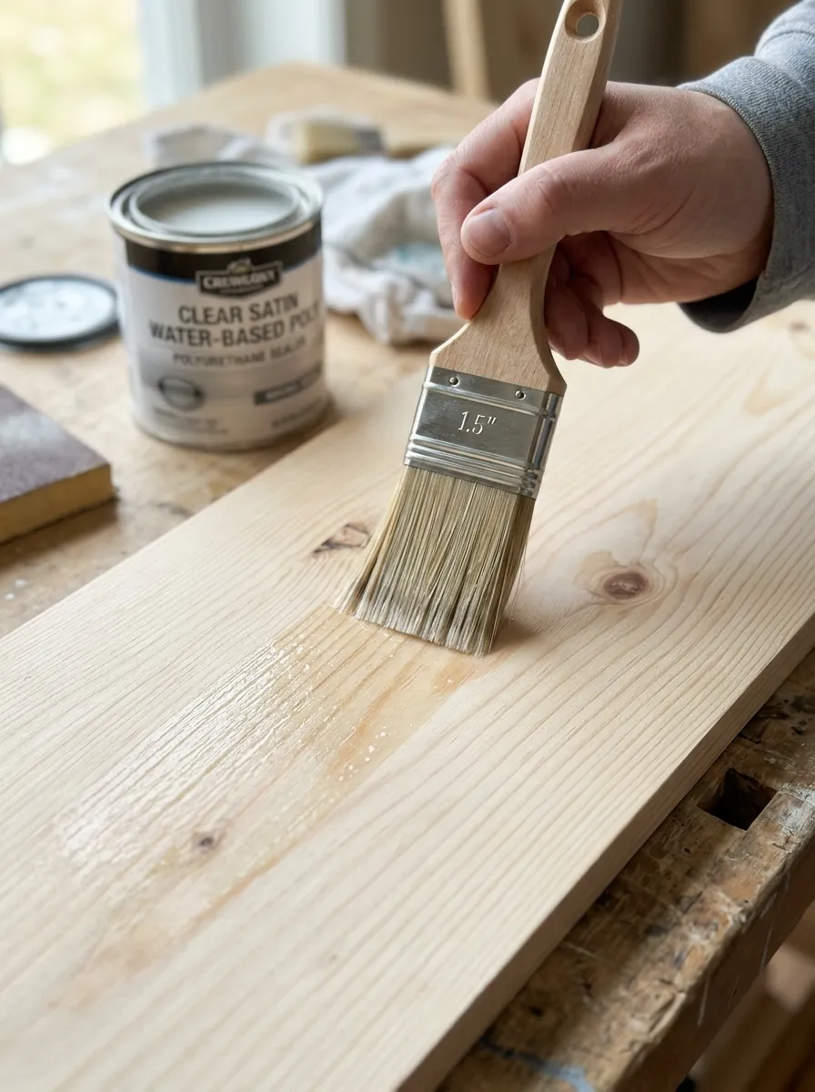 applying thin coat syrup nail polish technique brush