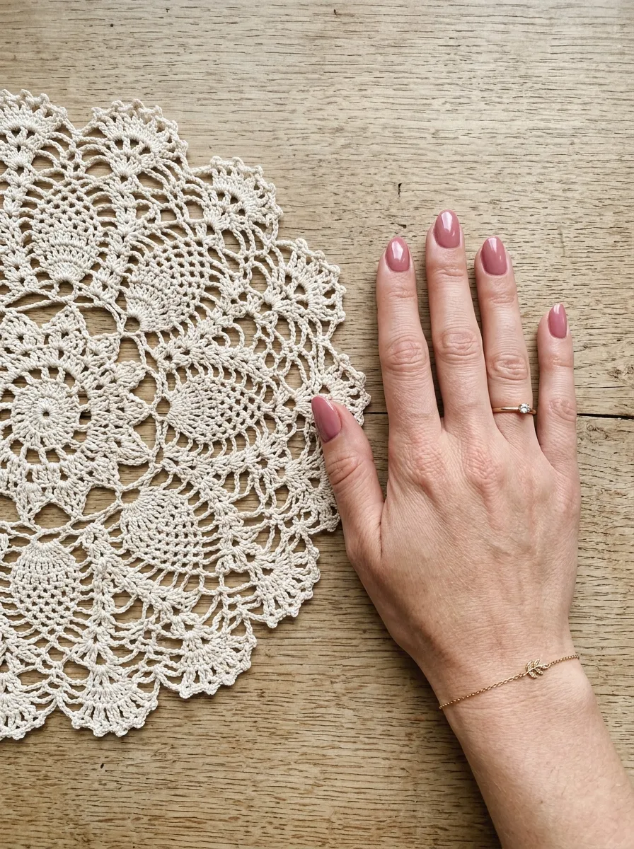 doily nails vintage lace nail trend 2026