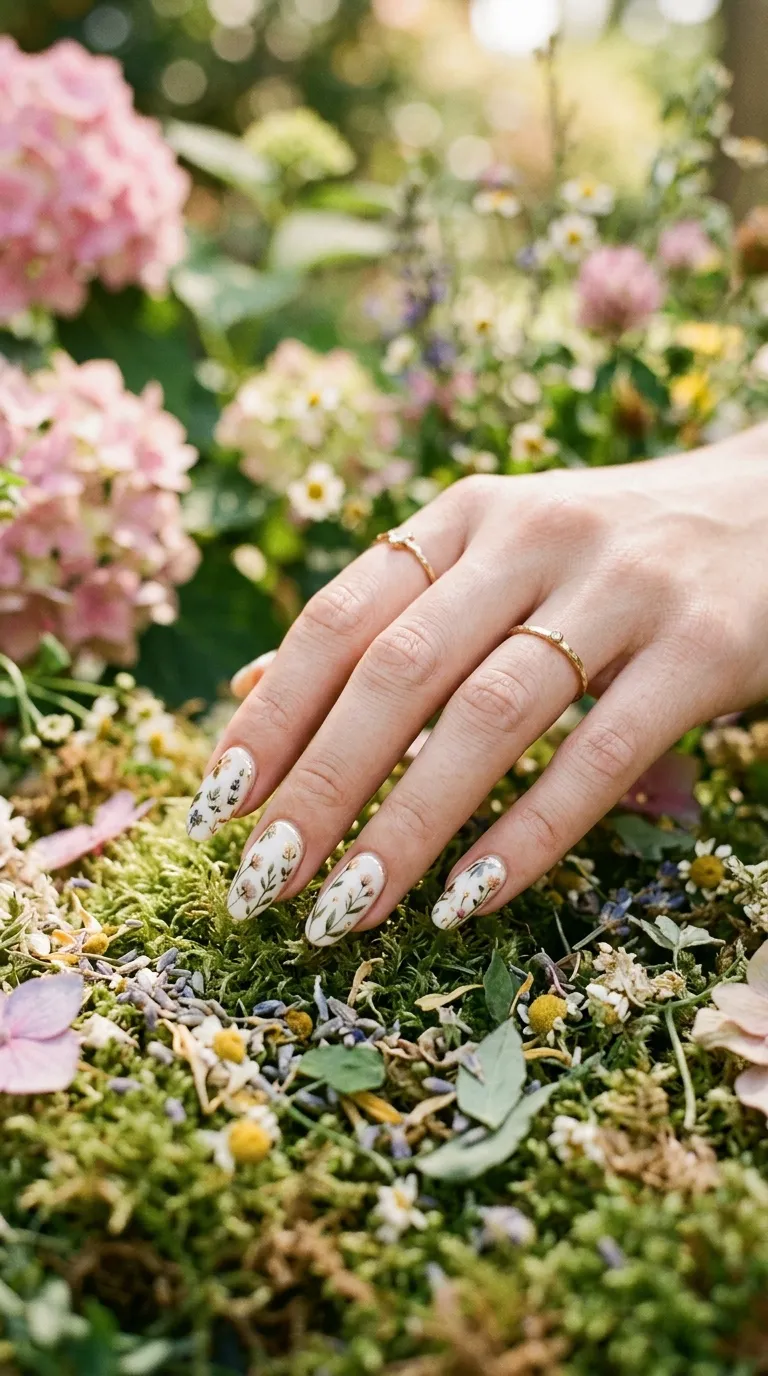 Nature-inspired animal print nail trend
