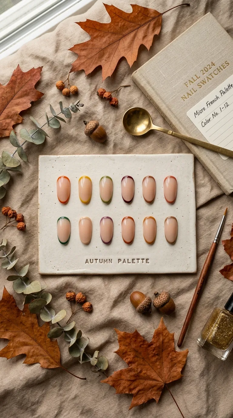 Fall 2026 micro french manicure color trend