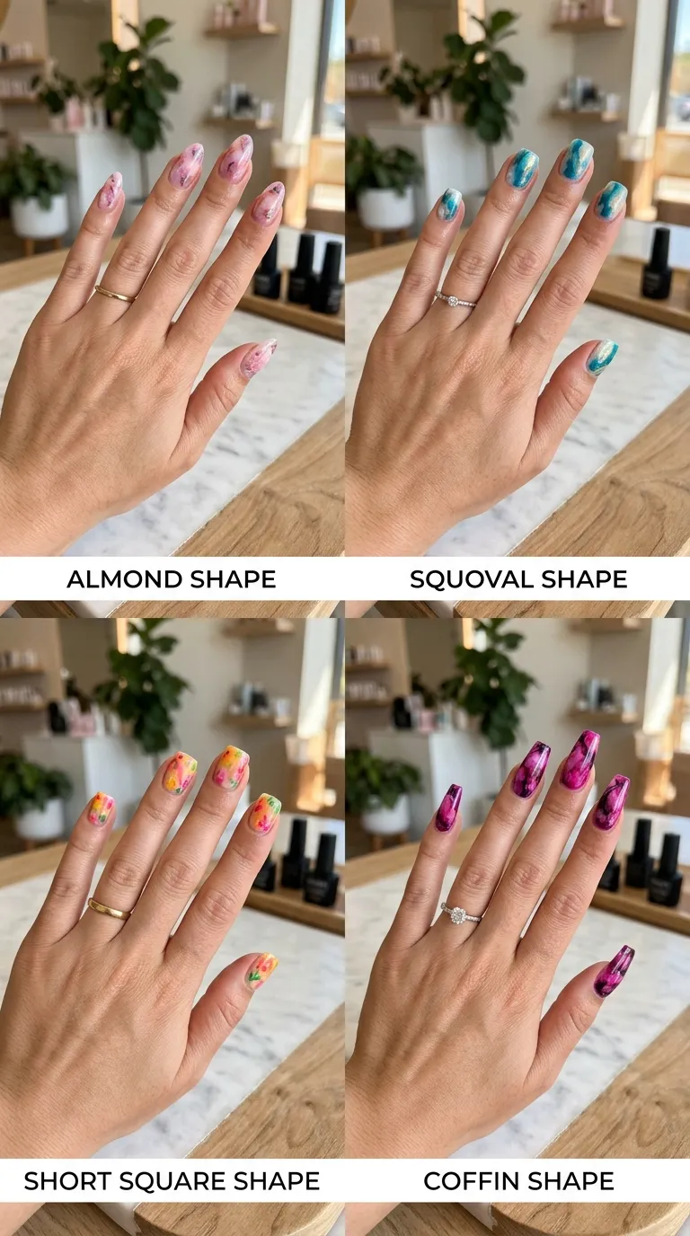 best nail shapes for blooming gel nails