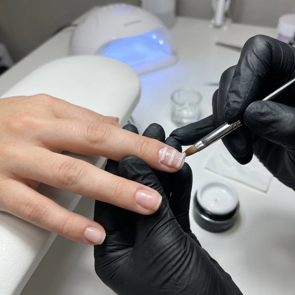 sculpting bangle nail bands gel technique