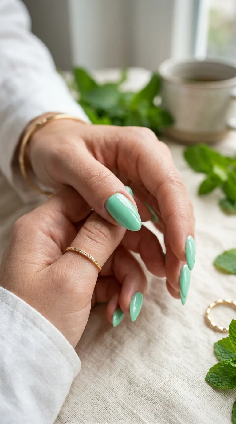 Mint green nails FAQ hero image