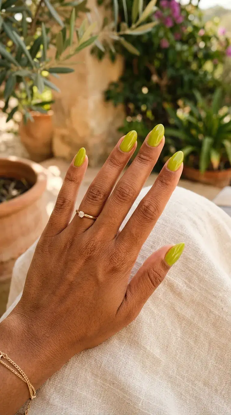 Hand showing how the shade matches a warm undertone