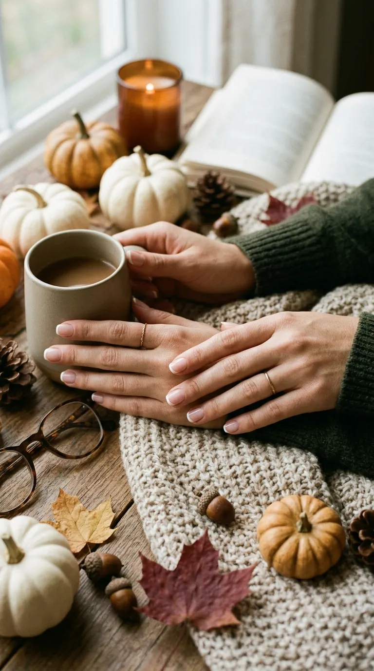 Micro french manicure fall 2026 final look