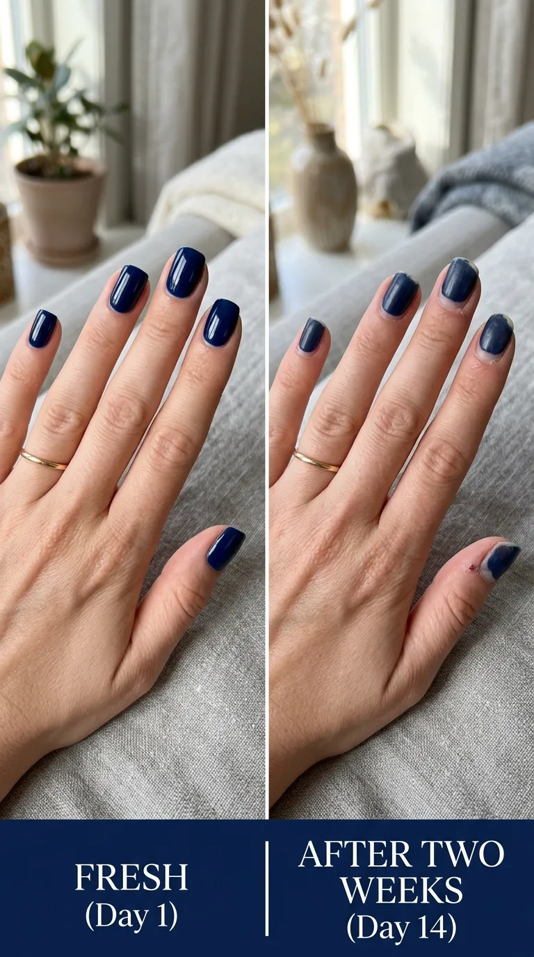 Midnight blue nails durability comparison