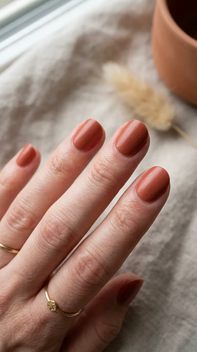 Short rounded nails for back to school 2026