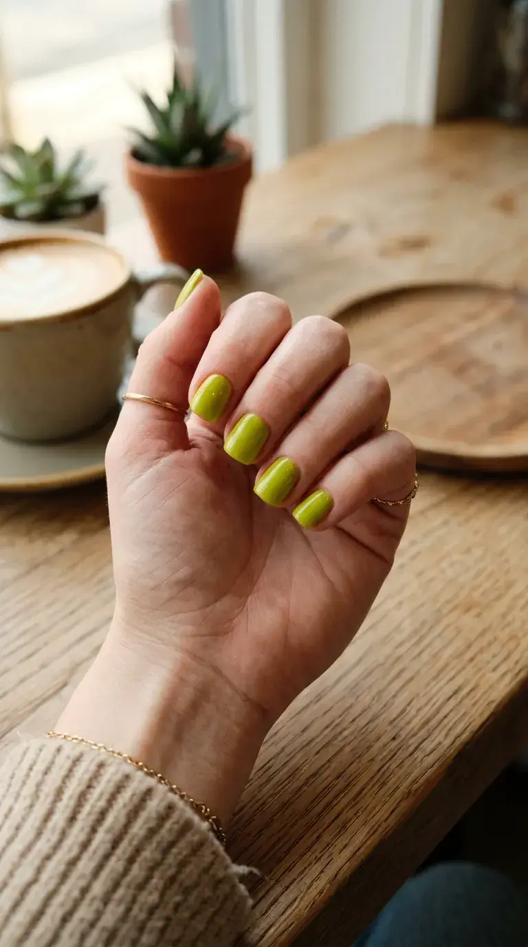 Square-shaped manicure hand pose