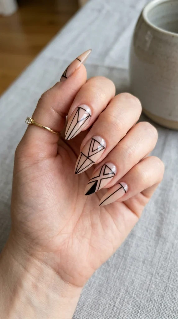 stiletto nail art ideas