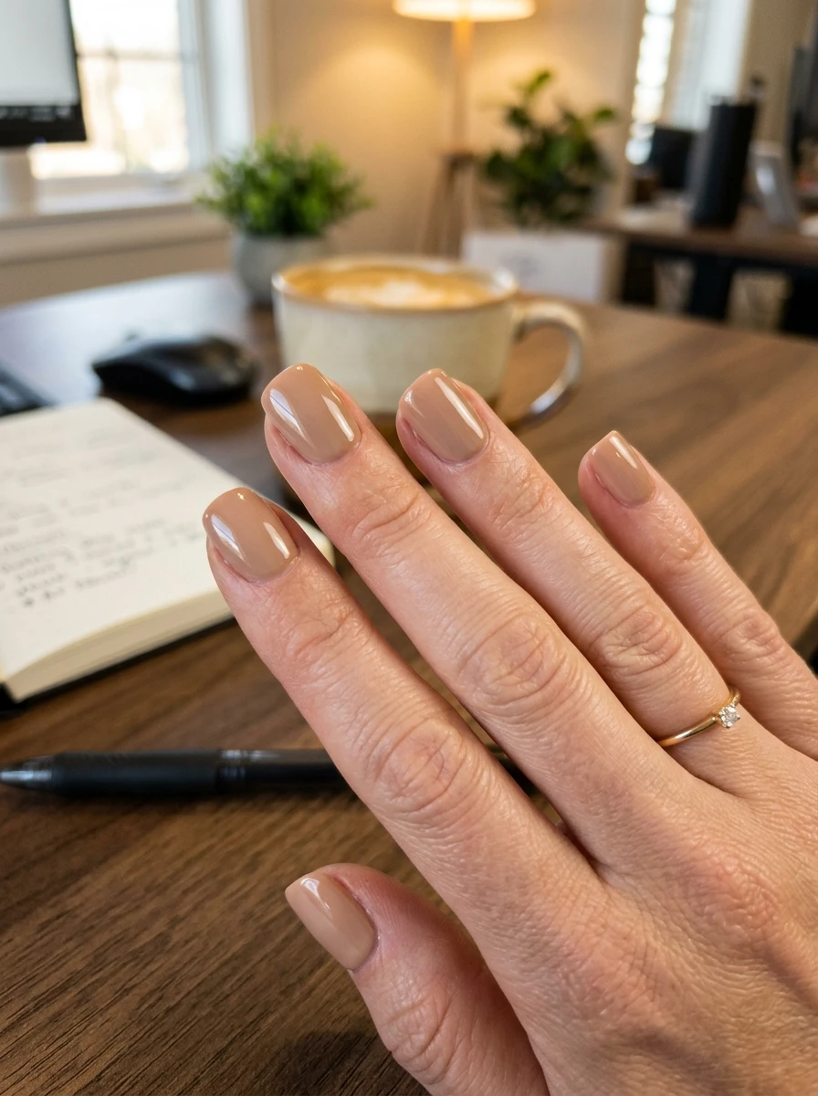 neutral fall nails