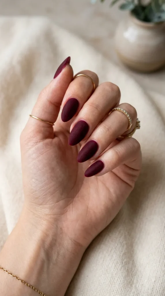 Velvet Matte Nails: 11 Cozy Fall Nail Ideas for 2026
