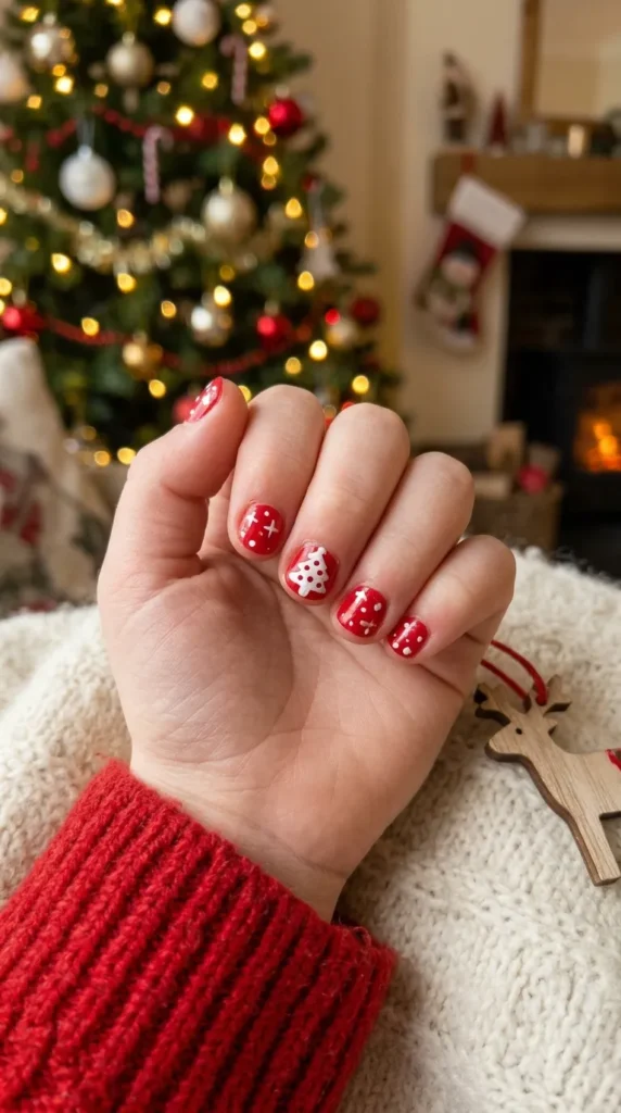 christmas nails for kids