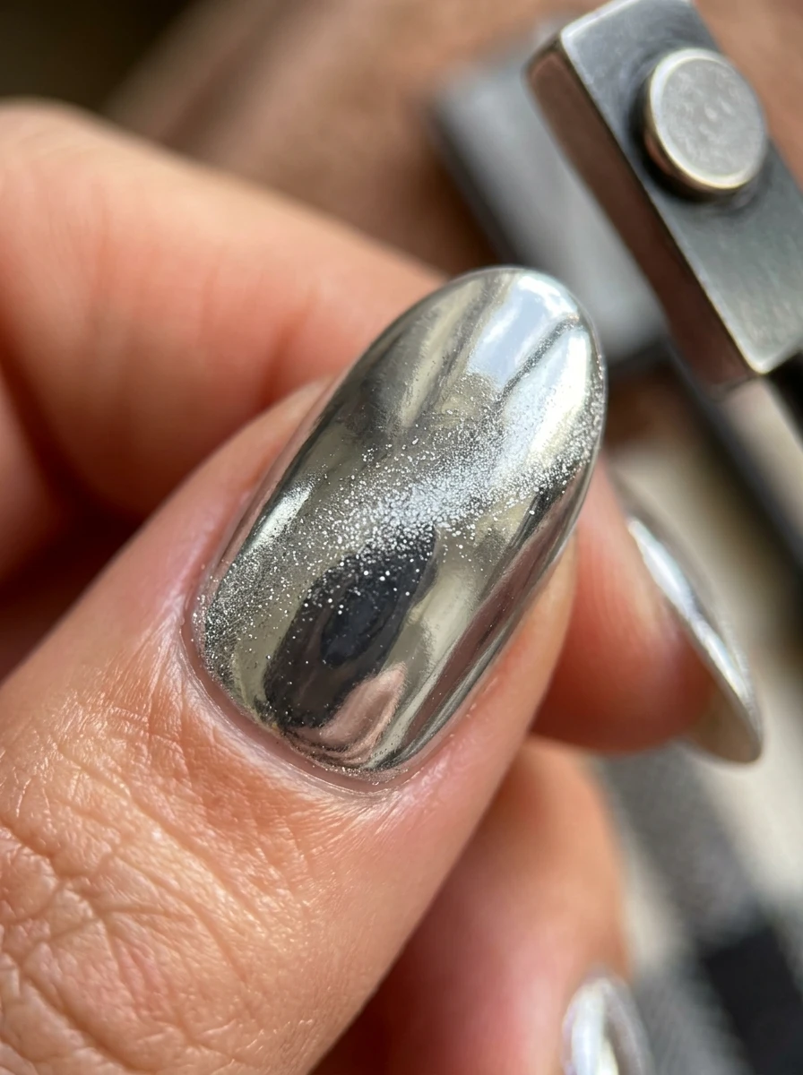 fall cat eye nails