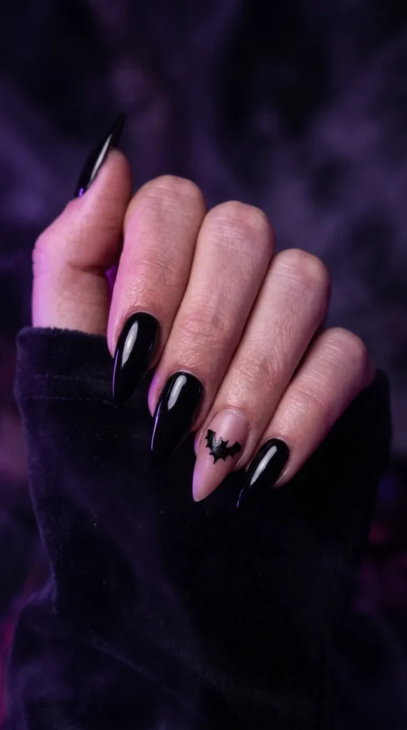 Bat Nails: 15+ Gothic Halloween Nail Ideas for 2026